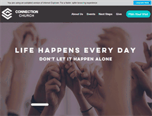 Tablet Screenshot of connectionchurch.org